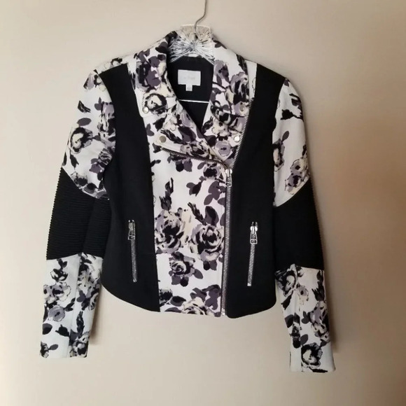 WILFRED montesson moto biker jacket floral 4 - Picture 12 of 12
